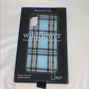 Wildflower plaid phone case! (iPhone X/Xs)
